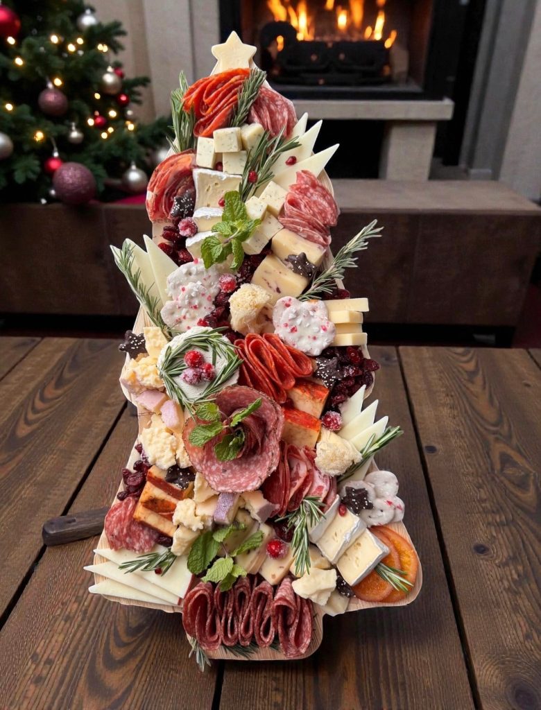 Christmas Tree Charcuterie Board